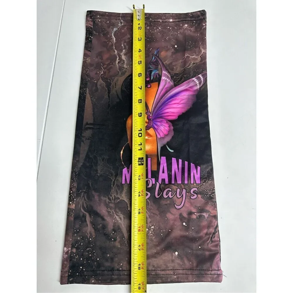 Melanin Slays Neck Gaiter Sun Dust Protection Neck Wraps One Size Adult